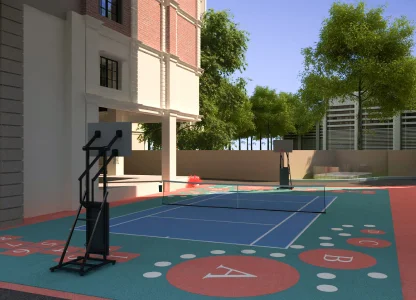 Tennis and Basketball Court