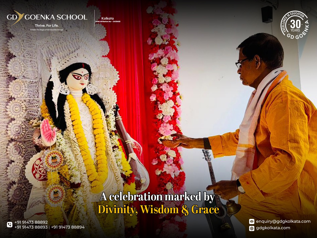 Saraswati Puja Celebration